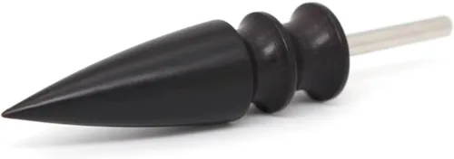 Miniatura 3 de Juego de 2 herramientas de pulido de cuero, barras pulidas de madera de ébano negro, bruñidor de cuero de madera de ébano, juegos de bruñidor