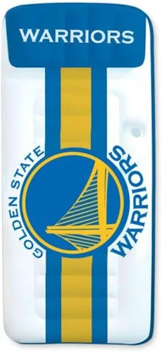 Poolmaster NBA - Tumbona inflable grande para colchón de piscina Guerreros del Estado Dorado