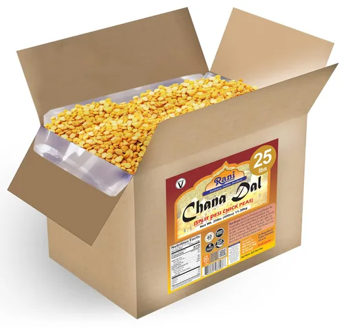 Miniatura 9 de Rani Chana Dal (garbanzos desi divididos sin piel) 64 oz (4 libras) 4.0 lbs a granel ~ Todo natural Apto para gluten Sin OMG Kosher Vegano