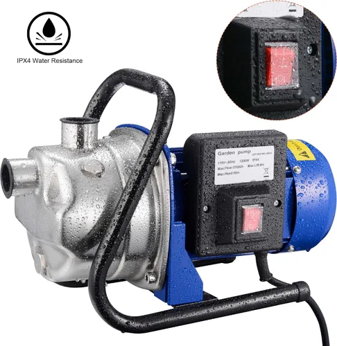 Miniatura 4 de Yescom 814gph portátil mini transferencia eléctrica bomba de agua Waterbeds acuarios jardín 304 acero rociador bomba