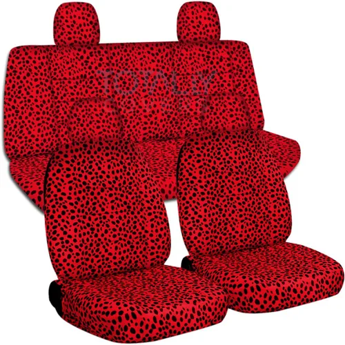 Miniatura 14 de Fundas totalmente compatibles con Volkswagen New Beetle/Bug A5 2012-2018 con estampado de animales – Juego completo delantero y trasero (29