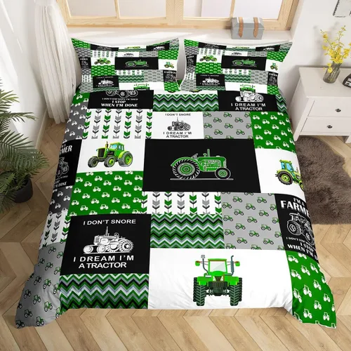 Miniatura 29 de Feelyou Race Car Duvet Cover Twin Size Boys Girls Speed Sports Car Bedding Set Breathable Soft Racing Comforter Cover 2Pcs Black White Checked