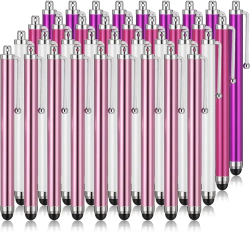 Miniatura 11 de Outus Paquete de 36 lápices capacitivos para pantallas táctiles, paquete de aula a granel con punta de goma suave, lápiz capacitivo para niños