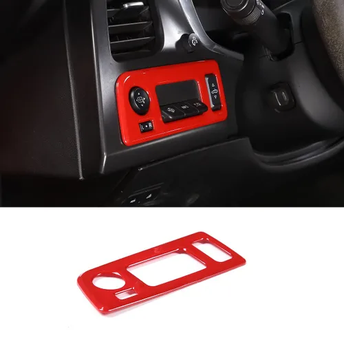 Miniatura 9 de Sekhyna Cubierta de marco convertible para panel de interruptor de techo, ABS, 1 unidad, compatible con Corvette C7 Stingray 2014-2019 para consola