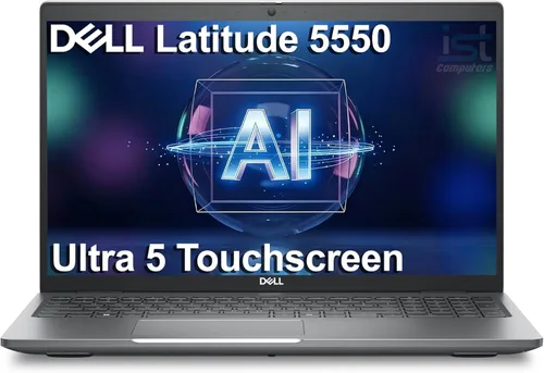 Miniatura 10 de Dell Latitude 5550 5000 Business AI Laptop, 15.6" FHD, Intel 12-Core Ultra 5 125U (> i7-1355U), retroiluminación, 2x Thunderbolt, computadora IST