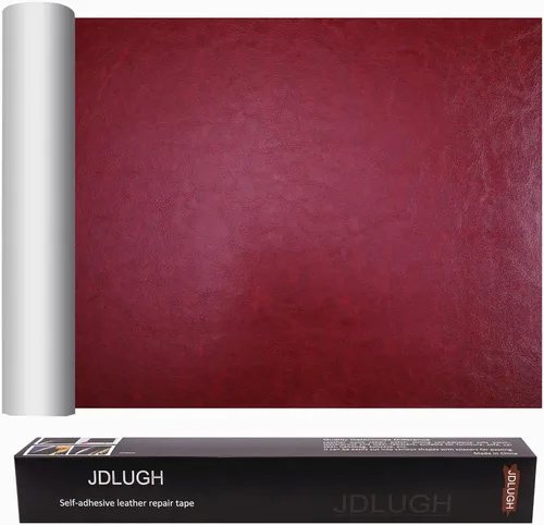Miniatura 11 de JDLUGH - Kit de cinta de reparación de piel, 15 x 60 pulgadas, marrón oscuro 2.0 Autoadhesivo, para sofá, asiento de coche, silla de oficina