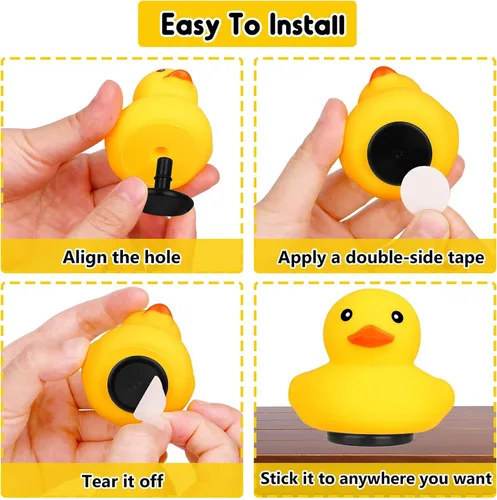 Miniatura 8 de 40 tapones de pato, soporte de pato de goma, soporte de pato de goma para tablero de automóvil y pantalla fija, regalo para los amantes