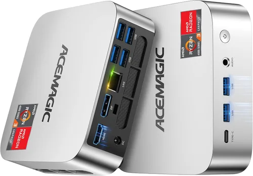 Miniatura 13 de ACEMAGIC Mini PC V1, 12ª generación Alder Lake-N N97 (Beat N150/N100/N95, hasta 3.6 GHz), 16 GB DDR4 RAM 512 GB SSD Mini computadora, compatible