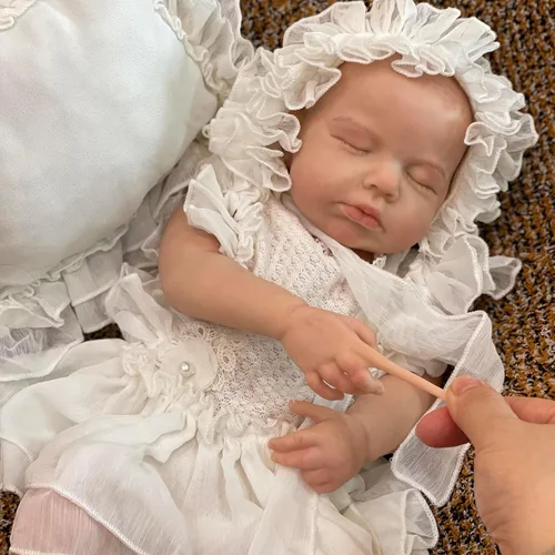 Miniatura 3 de OtardDolls Muñecas Bebé Reborn Realistas Recién Nacidas de 18 Pulgadas Reborn Cuerpo Completo de Silicona Suave Vida Real Lavables con Ropa