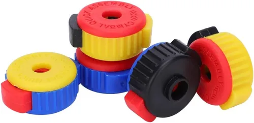 Miniatura 3 de Duro, Push‑In Designed, Tambor Quick Release Nut, Plástico, Drum Kit, Drum Kit, Drum Kit