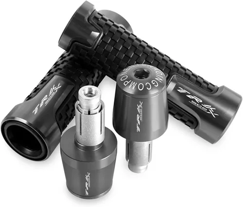 Miniatura 18 de Motocicleta para Benelli TRK502X TRK 502X 2020 2021 2022 Manillar de motocicleta, peso final, agarres para manillar, tapa antivibración deslizante