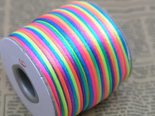 Miniatura 7 de Ben Collection 0.079 in X 100 Yard Rattail Satin Polyester Trim Cord Nudo chino (Plata)