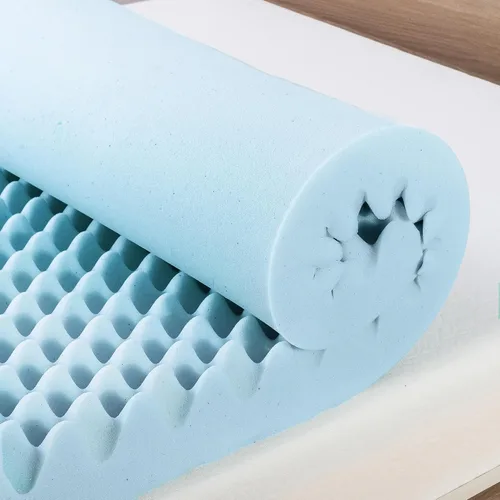 Miniatura 3 de Best Price Mattress Cubrecolchón de espuma viscoelástica con forma de huevera de 4 pulgadas con infusión de gel refrescante, certificado