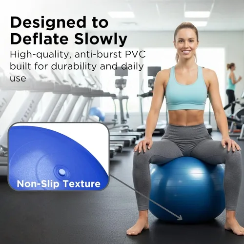 Miniatura 3 de THERABAND Exercise and Stability Ball for Improved Posture, Balance, Core Fitness, Coordination and Rehab