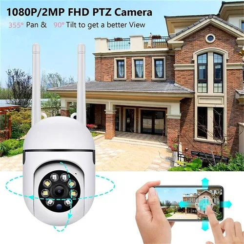 Miniatura 6 de Cámaras de seguridad para exteriores, cámaras WiFi de 2.4 GHz y 5G para seguridad en el hogar, cámaras de vigilancia domo 1080P, visión de 360°