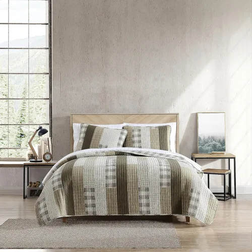 Miniatura 19 de Eddie Bauer - Juego de edredón twin, ropa de cama de algodón naturalmente suave con una sensación ligera para comodidad durante todo el año