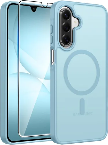 Miniatura 36 de FNTCASE Funda para iPhone 13 Pro: Fundas magnéticas translúcidas mate delgadas con protector de pantalla de vidrio templado