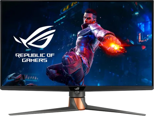 ASUS ROG Swift PG32UQXR - Monitor de juegos de 32 pulgadas, resolución 4K Mini LED (3840 x 2160), 160Hz, 1ms, IPS rápido, atenuación local, FreeSync