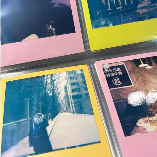 Miniatura 7 de Álbum de fotos para Polaroid i-Type/600/SX-70/Instax Wide 300/200/210 de 4.25 x 3.5 pulgadas, álbumes de fotos de 5 x 7 para cámara instantánea