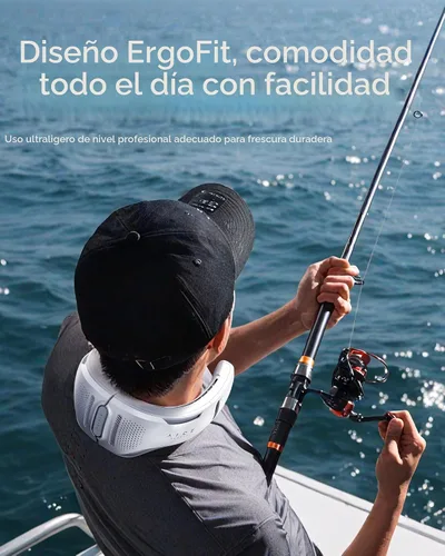 Miniatura 8 de RANVOO AICE LITE Plus 2025 Max Flujo de Aire de Enfriamiento [No.1 Más Fresco y Duradero] Aire Acondicionado para el Cuello, Ventilador de Cuello
