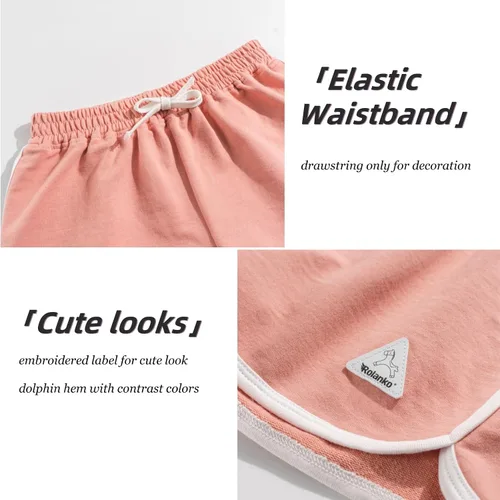 Miniatura 44 de Rolanko Pantalones cortos activos de delfín para niñas, paquete de 3 unidades, ciclismo, correr, verano, playa, atletismo, deportes, 4-14 años