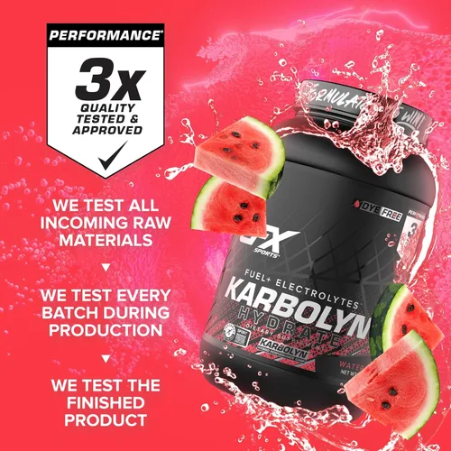 Miniatura 5 de EFX Sports Karbolyn Hydrate Polvo de carbohidratos + electrolitos Mezcla de bebida deportiva sin azúcar Combustible e hidratación Sin