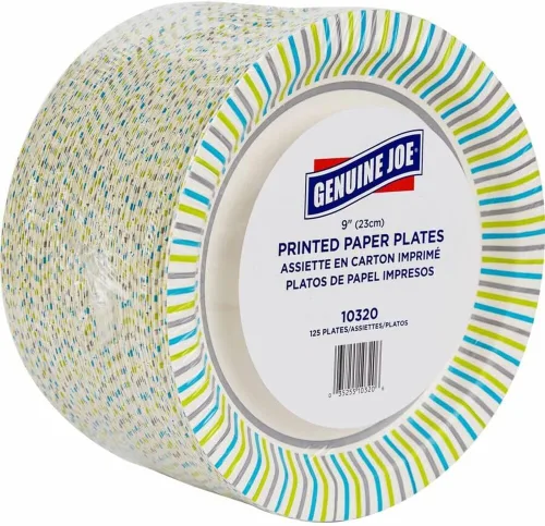 Miniatura 3 de Genuine Joe 10321 Platos de papel, 6 7/8" (paquete de 125 platos)