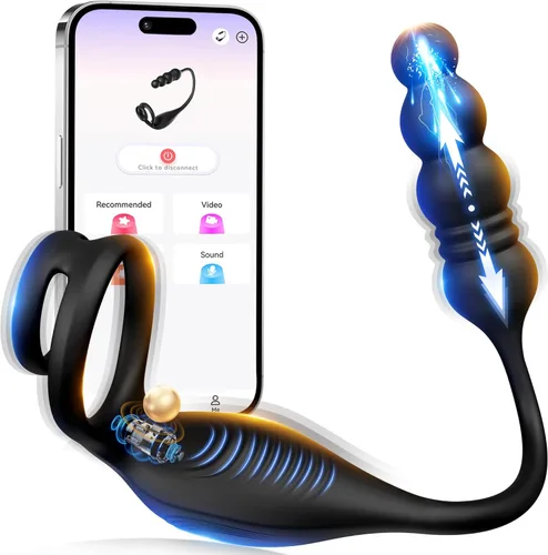 Miniatura 7 de Juguete sexual masculino para masaje de próstata, potente y preciso estimulador continuo de la próstata con 7 modos, juguete de próstata vibrador