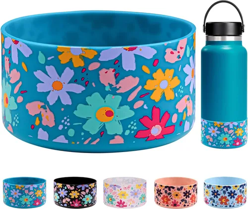 Miniatura 19 de HEYSKAY Funda protectora de silicona para botella de agua Hydro Flask y compatible con Stanley Tumbler, Yeti, Simple Modern, accesorios para Mezcla