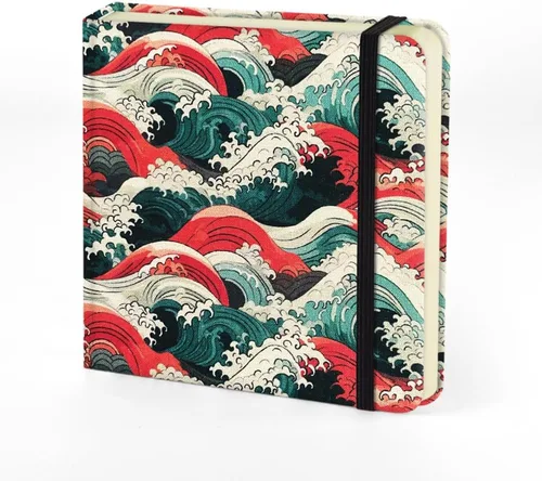 Miniatura 42 de Mifuner Cuadernos Mini de 5x5, 80gsm, Páginas en Blanco, Cuadernos de Bocetos, Diario de Viajes, Cuaderno de Bolsillo, Tapa Dura, Cuaderno