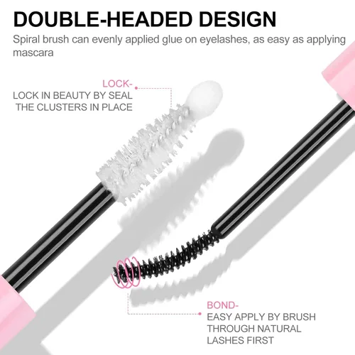 Miniatura 2 de KISSXIAOYA Pegamento de pestañas en racimo para extensiones de pestañas individuales, pegamento de pestañas súper fuerte, impermeable, pegamento