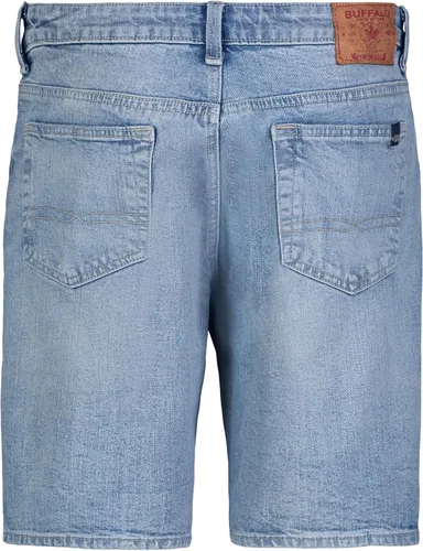 Miniatura 10 de Buffalo David Bitton Pantalones cortos de mezclilla rectos y relajados para hombre