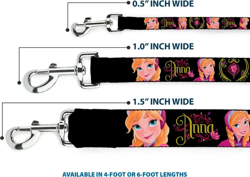 Miniatura 3 de BUCKLE-DOWN Pet Leash – bandera americana Vivid close-up
