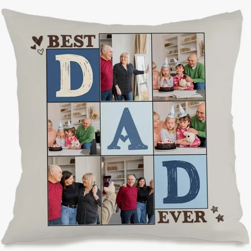 Miniatura 13 de Custom Single Image Pillow Case with Personalized Text Designed for Home Decoration and offering Gift Charm for Family Celebrations or Holidays