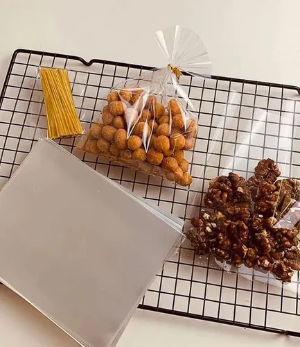 Miniatura 9 de Symbiontia 50 bolsas de celofán de celofán de 14 x 18 pulgadas, transparentes y planas para envolver regalos, panadería, galletas, dulces, postres