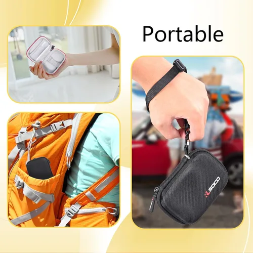 Miniatura 6 de RLSOCO Funda para cámara digital KODAK PIXPRO FZ55/FZ45/FZ53/FZ43/FZ41 16MP Bolsa de malla para baterías, cable, tarjeta de memoria, lector