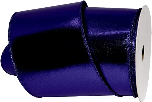Miniatura 5 de Morex Ribbon alámbrico Lamé cinta, 2 – 1/2" X 10 yd, color dorado