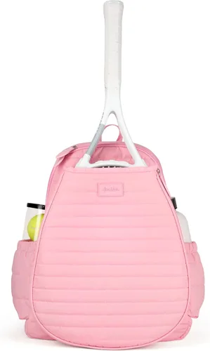 Miniatura 2 de Ame & Lulu Game On - Mochila de tenis, contiene correas acolchadas y ajustables, dos bolsillos exteriores para botellas de agua