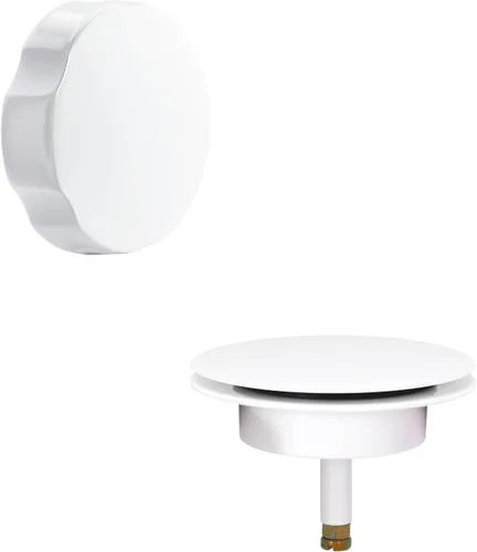 Miniatura 16 de Westbrass A50TE-07 - Moldura de repuesto estándar de 1-1/2 pulgadas para ensamblajes de desagüe de baño de accionamiento por cable, níquel satinado