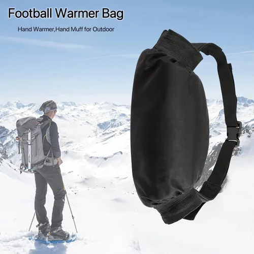 Miniatura 8 de Calentadores de manos de jugador de fútbol, orejeras de nailon recargables con correa de cintura, ideales para QB, RB, receptores, entrenadores