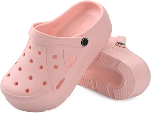 Miniatura 11 de VONMAY Zuecos de plataforma para mujer, zapatos de jardín con soporte para el arco, cómodas sandalias de meter para la playa