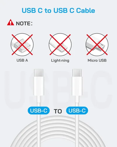 Miniatura 3 de CXX Cargador rápido para iPhone 17/16/15 [paquete de 3] Cargador de pared USB C de 20 W con cable C a C de 6 pies compatible con iPhone 17/16/15