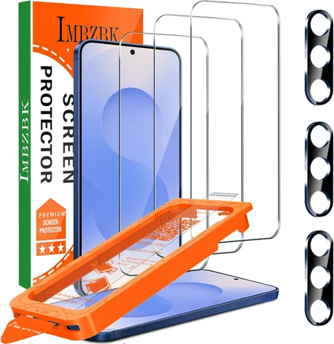 Miniatura 11 de IMBZBK [Eliminación automática de polvo] Paquete de 3 protectores de pantalla para iPhone 13 [6.1 pulgadas], película compatible con fundas, vidrio