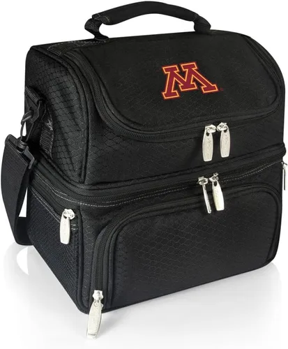 Miniatura 87 de PICNIC TIME NCAA Nebraska Cornhuskers Pranzo - Lonchera aislada con juego de pícnic, bolsa enfriadora para el almuerzo Negro