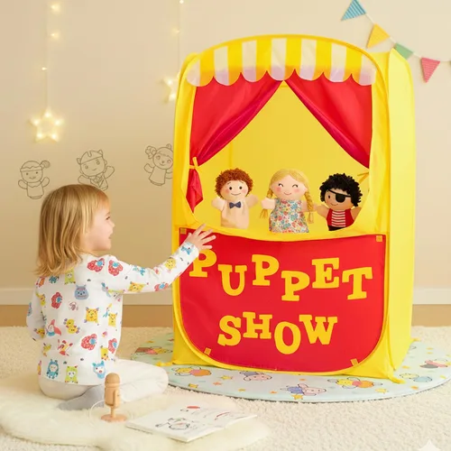 Miniatura 9 de Alvantor Tienda de campaña para niños y túnel 3 en 1 con túnel para niños pequeños, piscina de pelotas para interiores y exteriores, tienda