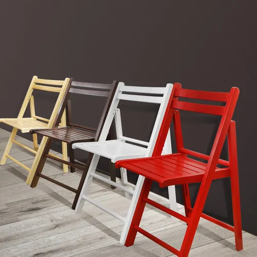 Miniatura 10 de Casual Home Juego de 2 sillas plegables de madera - Espresso