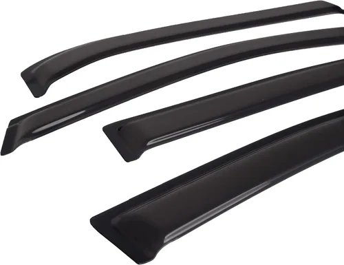 Miniatura 7 de Protectores de lluvia de canal exterior, deflectores de ventilación, humo, se adapta a Chevrolet Equinox 2010-2017 (4 piezas/juego)