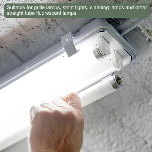 Miniatura 3 de YOKIVE 4 soportes de luz fluorescente, base G13 T8, piezas de repuesto de luz de enchufe sin derivación, ideal para el hogar, oficina
