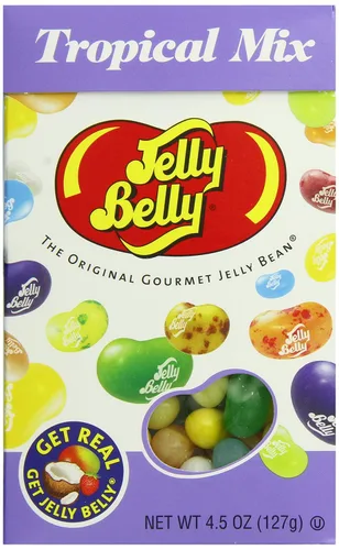 Miniatura 6 de Jelly Belly Tropical Mix Jelly Beans, 16 sabores, 3.5 onzas, paquete de 12