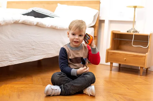 Miniatura 2 de JOYIN Teléfono de aprendizaje para bebé y juguete de control remoto para niños pequeños, divertidos juguetes de teléfono inteligente con música